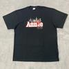 Rare Theater Arts Guild MSG Broadway ANNIE T-Shirt XL Double-Sided Short Sleeve Unisex T-Shirt