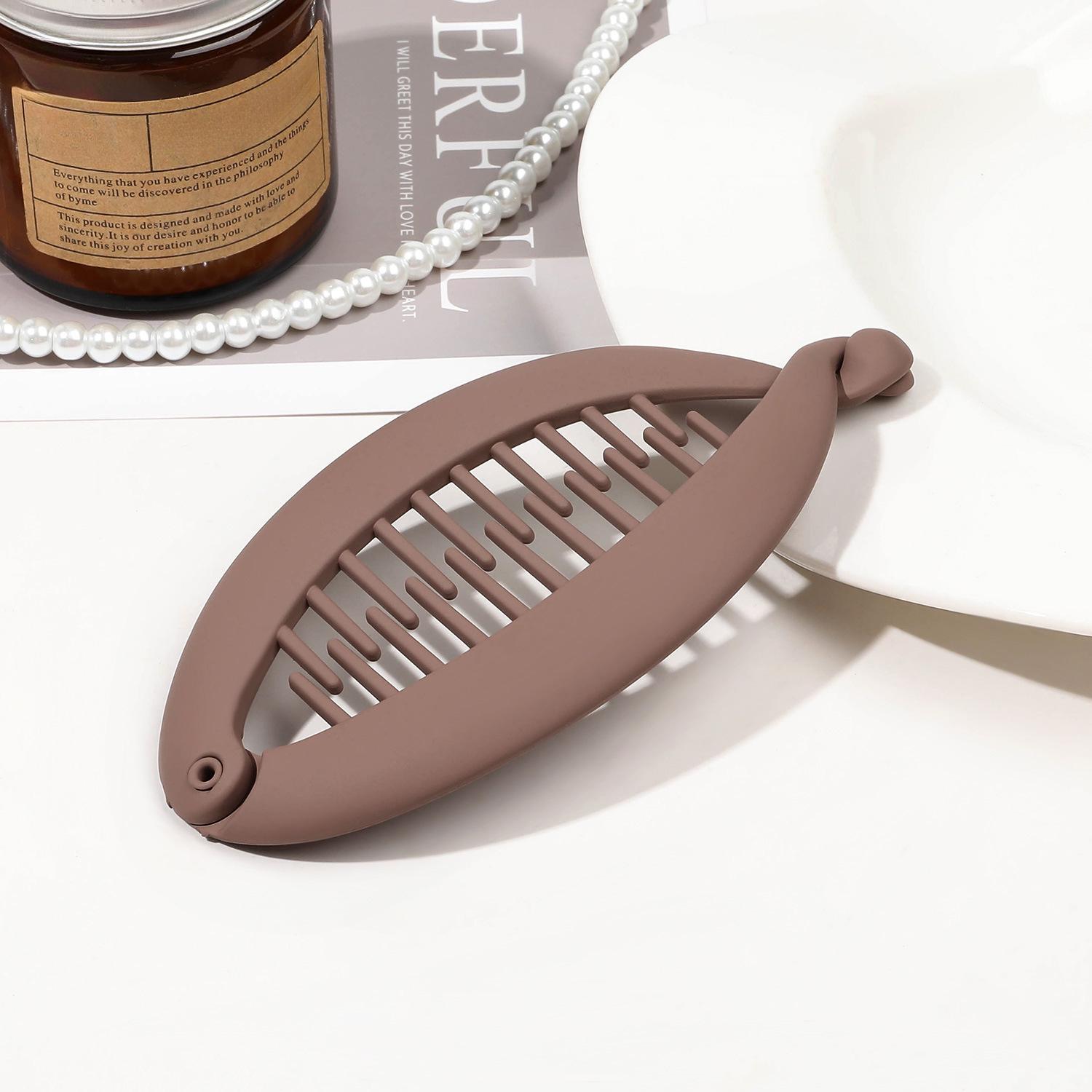 

Заколка для хвоста в форме рыбы Arcylic Banana Hair Clip Headband для женщин Hair Accessories HairgripsTwist Clamp Barrettes Headwear