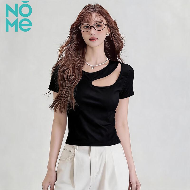 NOMe Women s Hollow Out Slim Fit T-shirt 2XL