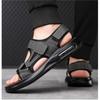 Fashion 2024 Summer Retro Fashion Platform Outdoor Beach Men's Sandals Designer New Soft Sole Casual Driving Men Shoes