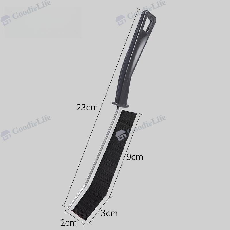 

Щетка для чистки щелей с жесткой щетиной - Щетка для щелей и зазоров для оконных пазов, углов ванной комнаты, кухонной раковины - Эргономичная изогнутая ручка Pack of 1