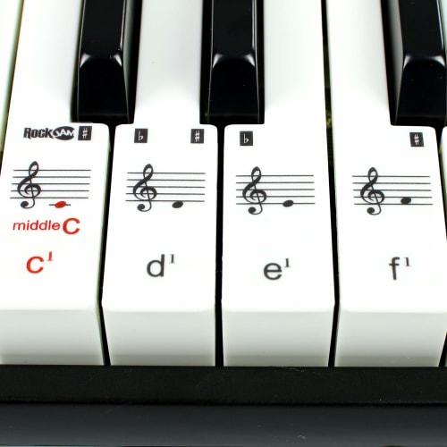 RockJam 49-Key Electronic Keyboard (RJ549) [Includes Power Adapter, Music Stand, and Online Practice App]