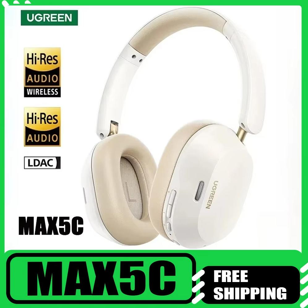 Ugreen HiTune Max5c Head Mounted Bluetooth Wireless Earphones with Adaptive Noise Reduction and 75 Hour Long Battery Life