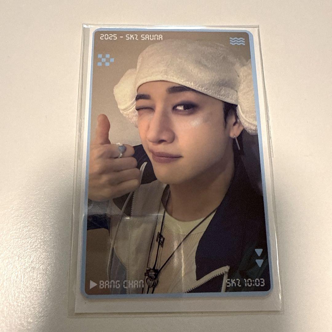 

[Б/У] Бонусная коллекционная карточка из поп-ап магазина Stray Kids: Бан Чан