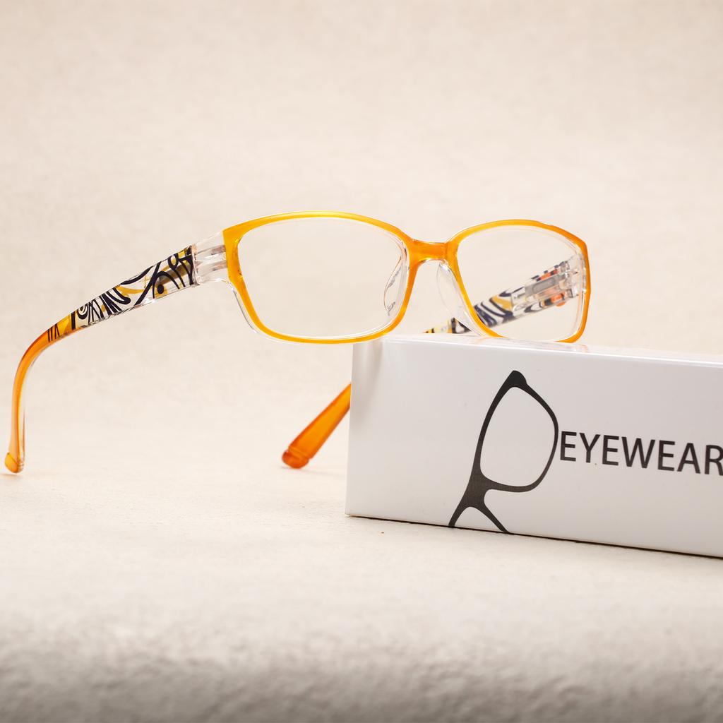 Blue Light Blocking Reading Glasses for Women Fashion Printed Decorative Design Ideal for Elderly Reading Use