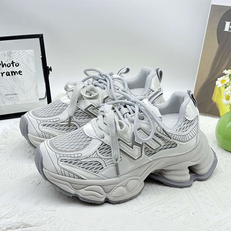 Thick-soled Heightening Dad Shoes Women's New Summer Mesh Breathable Casual Sports Women's Shoes