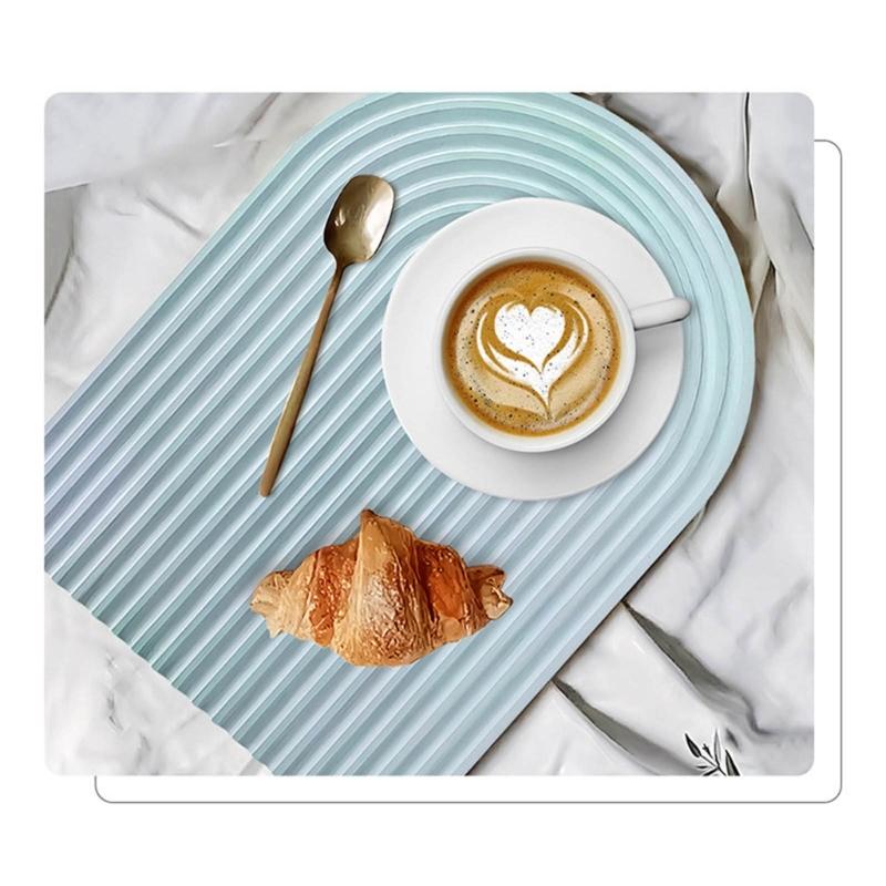 Striped Coaster Silicone Molds for Resin Casting Arch Door Coaster Tray Molds Epoxy Casting DIY Craft Cup Mat Resin Mold