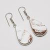 Natural Wild Horse Gemstone Handmade 925 Sterling Silver Jewelry Earring 1.69" q9z41