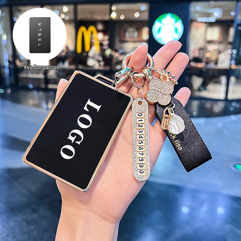 Suitable for Tesla Model Y Key Card Case, Model 3 Card Holder, and Model X 3rd Edition Car Shell Buckle.
