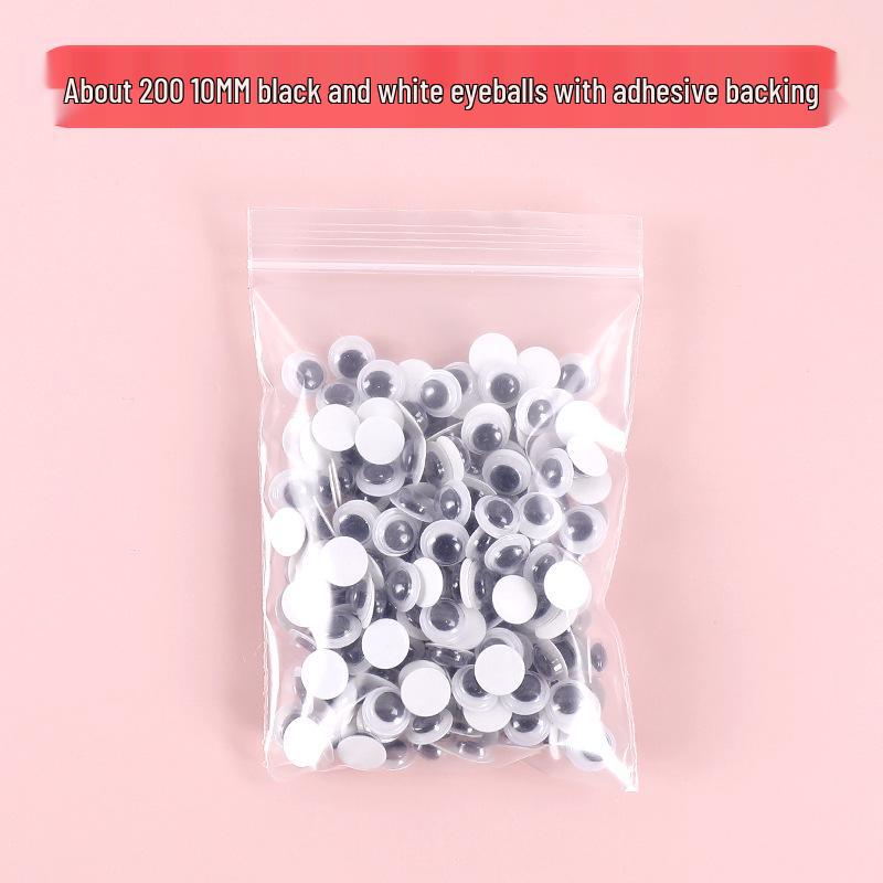 DIY Kindergarten Animal Eye Stickers – Plastic Fake Eyeballs for Craft Activities