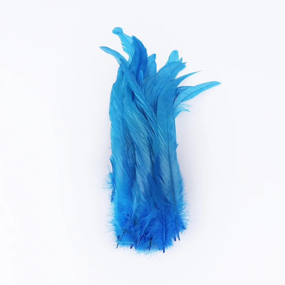 10PCS/lot Natural Roosters Tail Feather Bulk 10-16inch/25-40cm Cock Chicken Feathers Decorations for Carnival Stage Performances