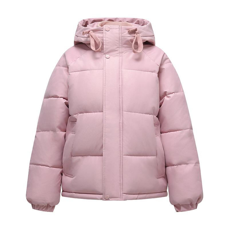 Fake Two-piece Stand Collar Hooded Warm Cotton Coat Winter Jacket