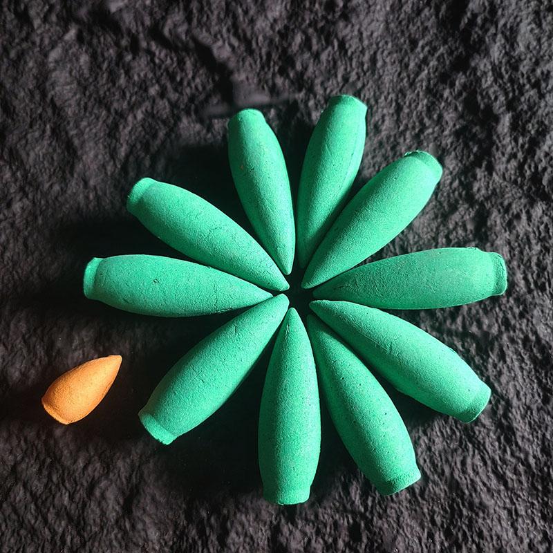FY 30 Minutes Oversized Reflux Incense Cones Sandalwood Lavender Jasmine Backflow Smoke Incense Purified Air Home Fragrance