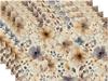 Poppy Floral Spring Placemats Set of 4, 12x18 Inch Seasonal Summer Holiday Table Mats for Party Kitchen Dining Decoration