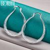 925 Sterling Silver U-shaped Earrings Gift Party Fashion Jewelry