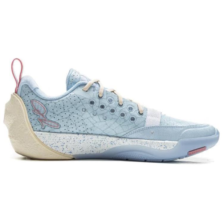 New LINING Full City 13 Basketball Shoes Men's Low Top Blue ABAV001-8