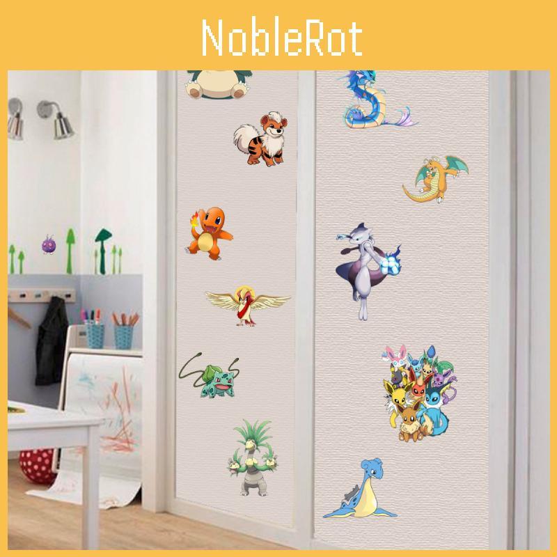 Cartoon Pokmon Wall Decor Pvc Material Bedroom Living Room Supplies Decoration