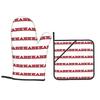 Kabe Caravan Oven Mitts and Pot Holder Sets of 2 for Baking Kitchen Cooking Grilling Resistant Non-Slip Gloves