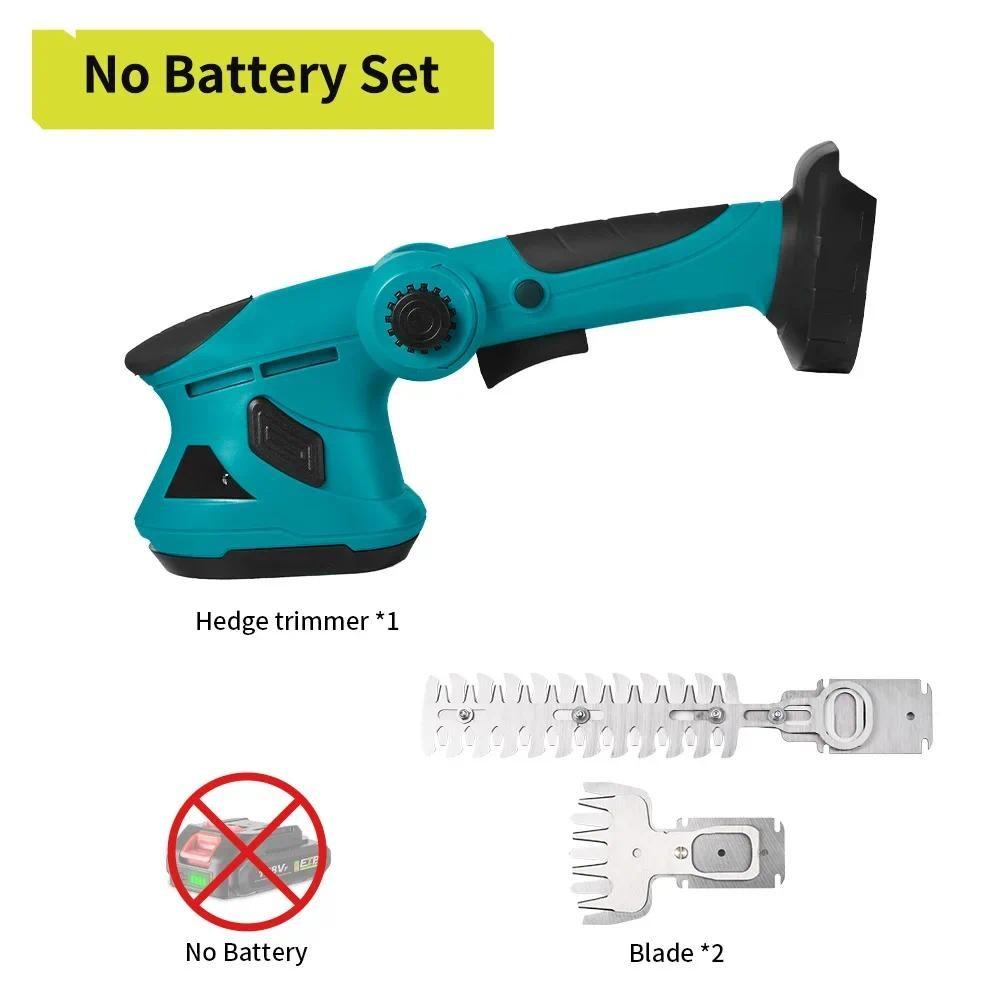 20000RPM 2 IN 1 Electric Hedge Trimmer Cordless Portable Lawn Mower Household Shrub Weeding Garden Power Tools