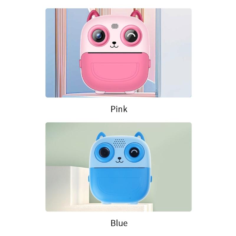 Digital Photo Camera Children Print Camera Mini Thermal Printer Selfie Digital Camera Portable Travel Camera Toy