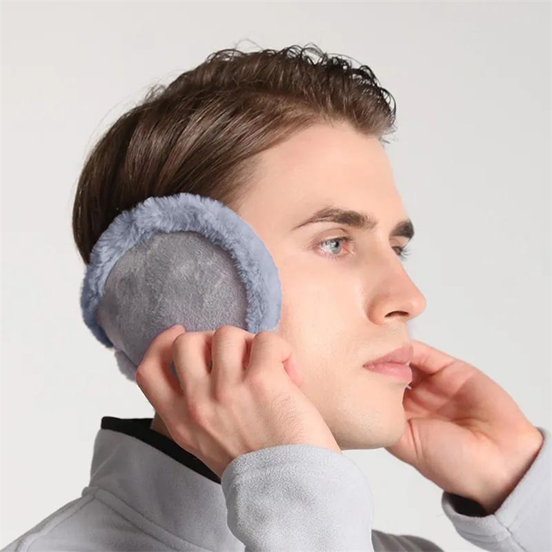 Winter Warm Outdoor Earmuffs Women Men Windproof Soft Thickening Furry Ear Warmers for Cold Weather