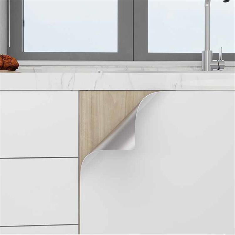 Thickened Waterproof Oilproof Self-Adhesive Marble Vinyl Film Kitchen Cabinet Door Decorative Cover Furniture Renovation Sticker