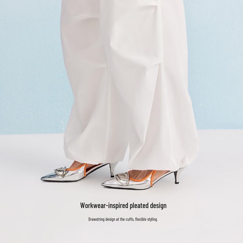 VEROMODA Loose Drawstring Cargo Pants