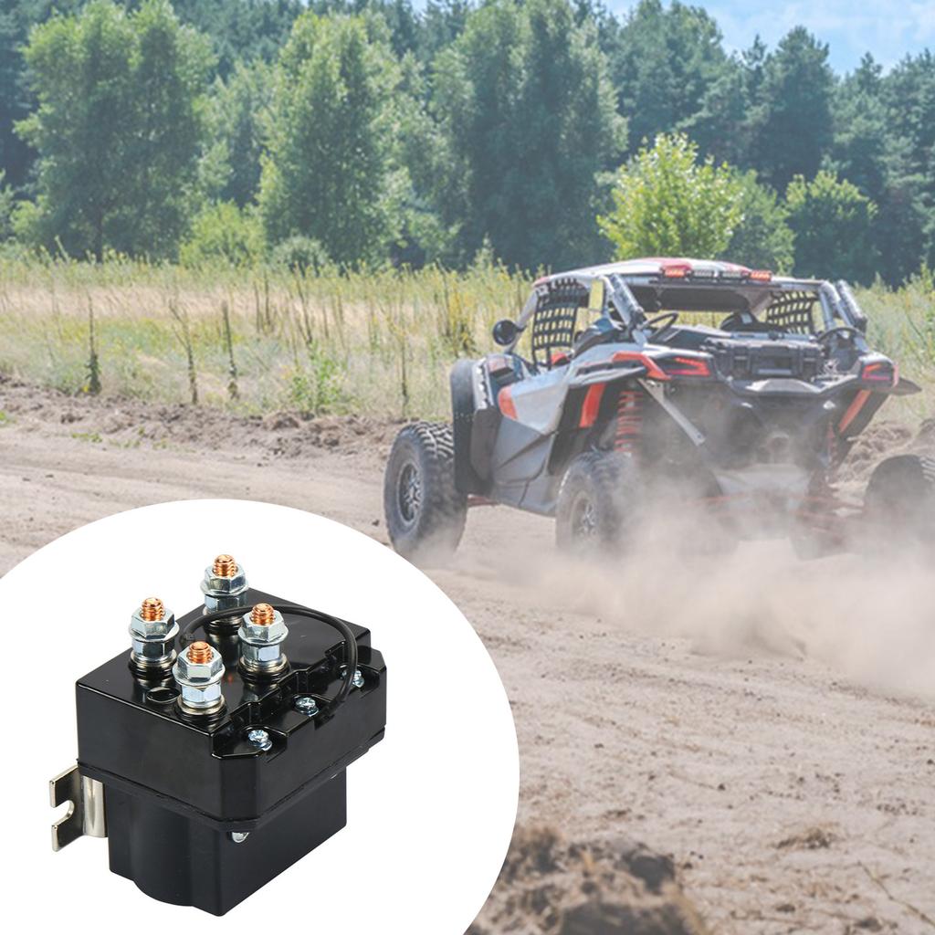 Waterproof Electric Winch Solenoid Relays With Wiring Set Designed For Terrain Vehicle Applications Relays Contactor