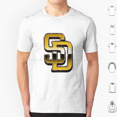 SportsSan Diego Baseball T-Shirt 6XL Baumwolle Cooles Shirt Sport Sport Baseball Schmutz darauf reiben Baseballspieler Baseballfan Lustig