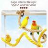 Bite Resistant Parrot Bird Toy Rope Hanging Parrot Standing Perch  Training