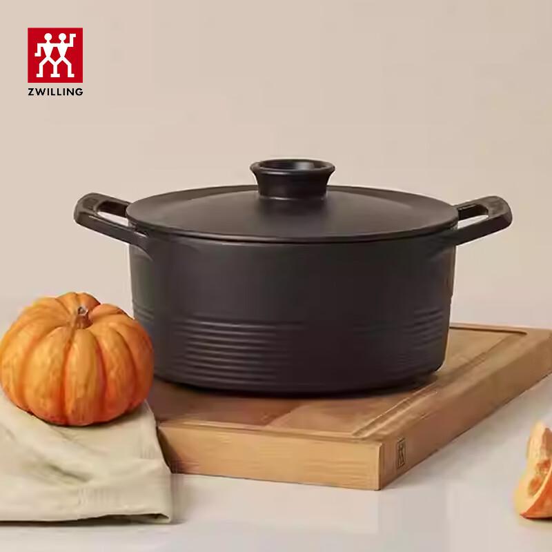 

ZWILLING Matte Black Iron Soup Pot