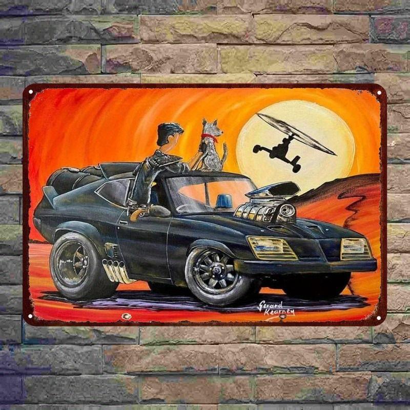 Automotive Metal Decorative Painting for Garages & Auto Shops