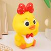 Savings Tank Little Yellow Duck Piggy Bank Decorative Duck Model Piggy Bank  Children/Kids