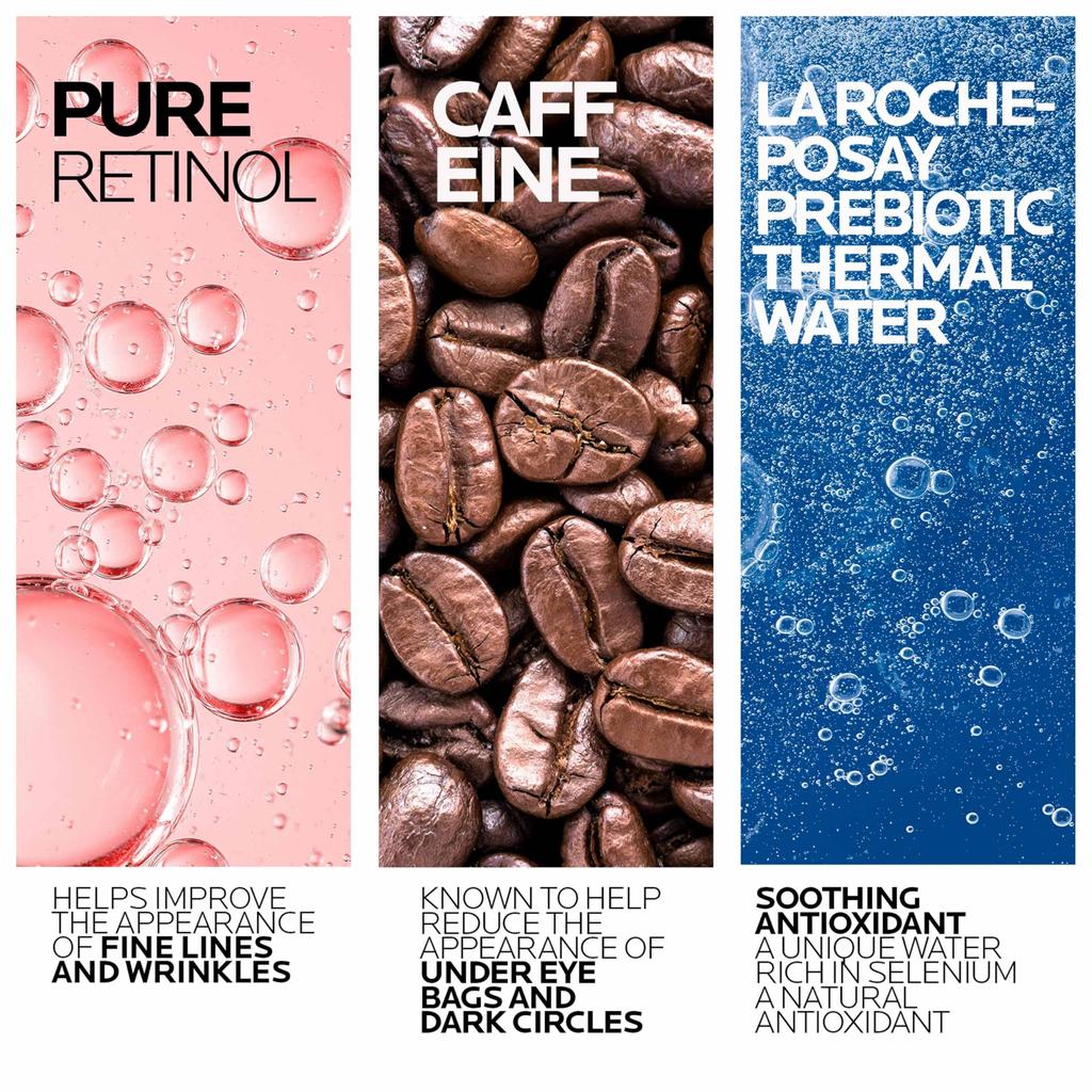 La La Redermic R Crème Yeux Peau Sensible Soin Relâchement Rétinol Adénosine 15ml Derma Cosmétiques Roche-Posay Roche-Posay [Crème Yeux] Anti-Âge