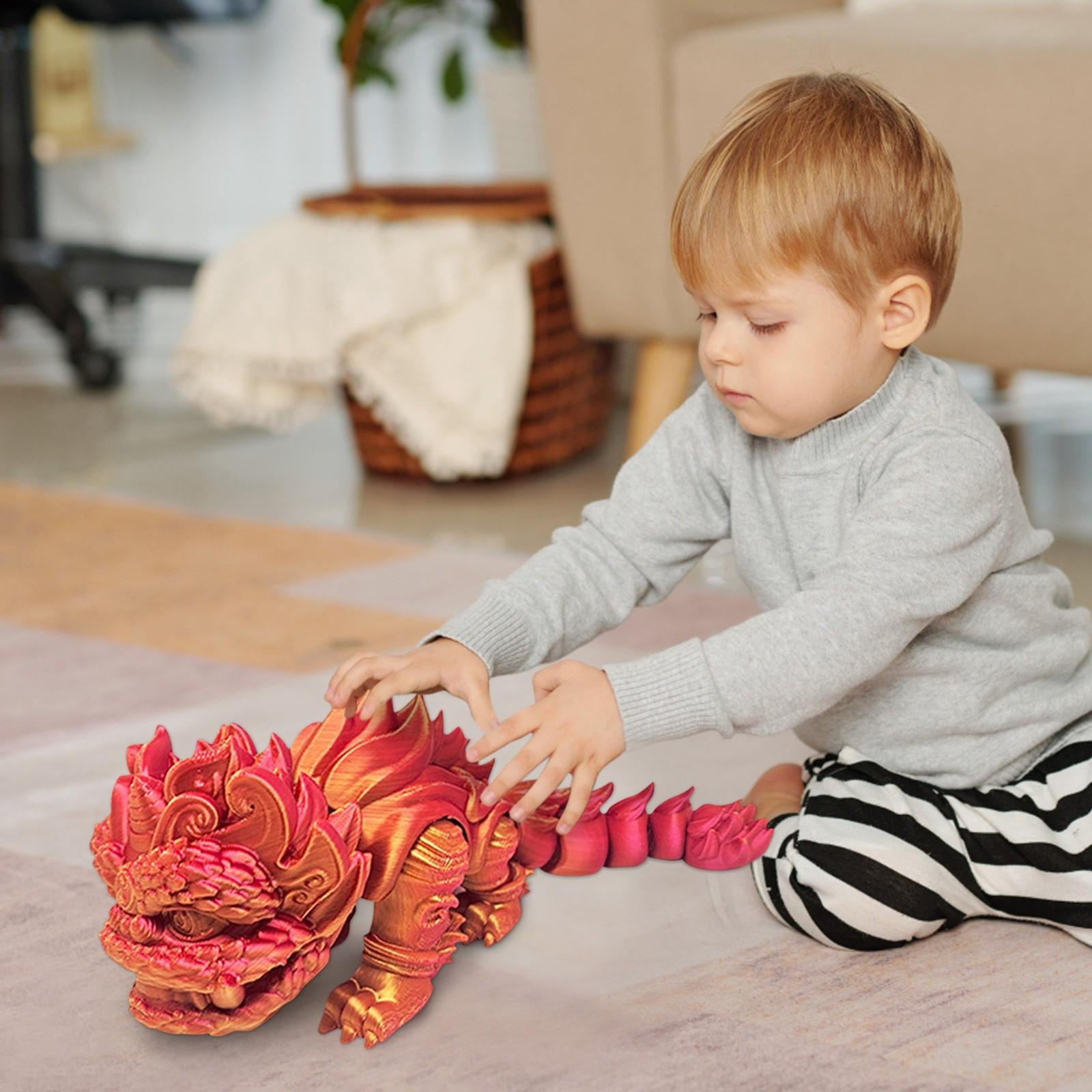 8In Lions Toy, 3D Printed Lions Toys, 3D Printed Lions With Articulated Lions, Toys For /ADHD One Size красный