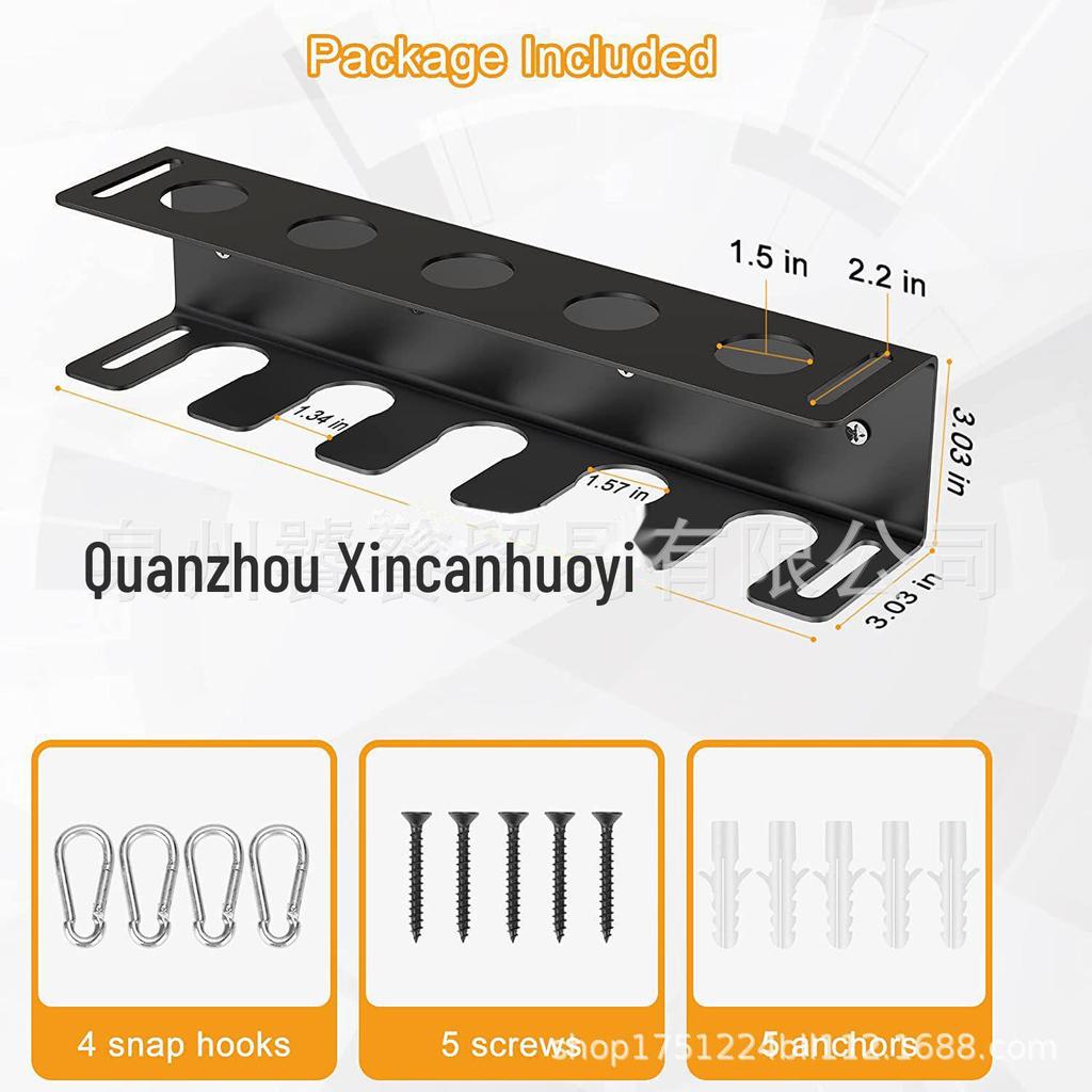 Baseball Bat Rack & Wall Mount Holder for Dugout and Display