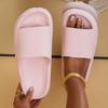 Fashion Thick Platform Cloud Slippers Women Comfort Soft Sole Eva Home Slides Non Slip Bathroom Shoes Woman 2025 Summer Beach Flip Flops