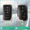 For Lexus Key Fob Cover Leather Lanyard Keychain Protector Holder Car Key Case Accessories
