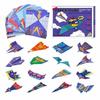 Montessori Handmade Airplane Origami Paper Versatile Paper Aircraft Toy  Kids Toddlers Children