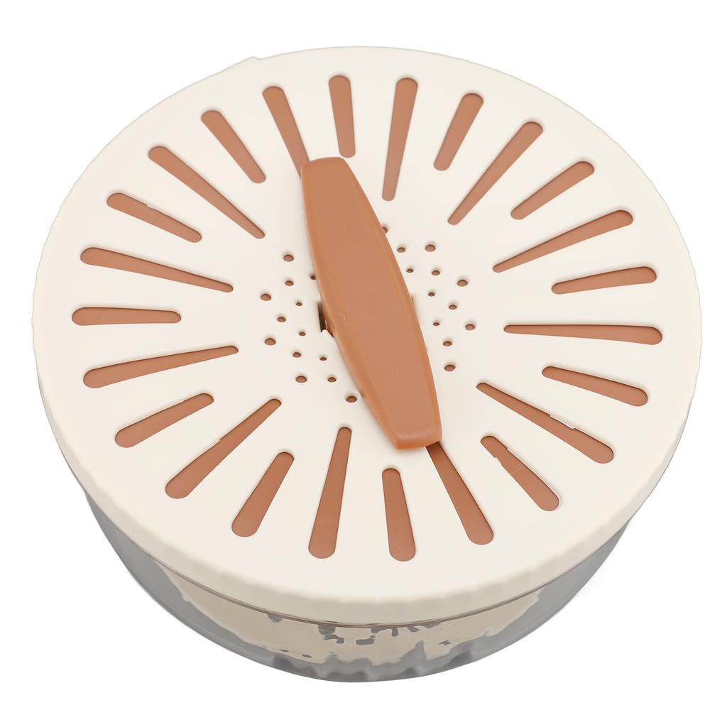 Fruit Vegetable Washing Bowl Thickened Double Layer Multifunctional Draining Bowl with Lid Foldable 