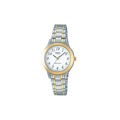 DRESS Quartz Steel Strap Women's Watch White Dial LTP-1128G-7B