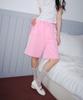 Kirsh X Charmy Kitty Locker sitzende halbe Jogginghose [Rosa]