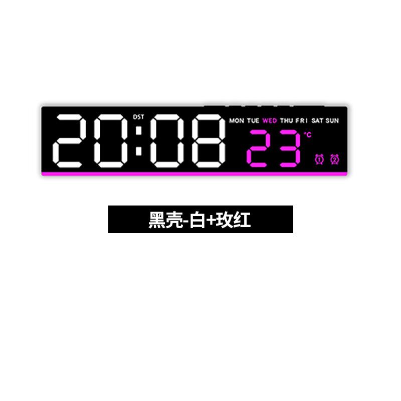 New LED Electronic Alarm Clock Multifunctional Clock Ambient Light Bedside Clock Simple Clock 1181 Plastic Desk Clock