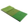 3-in-1 Golf Hitting Mat Golf Swing Practice Grass Mat for Indoor Outdoor Backyard Practice Equipment