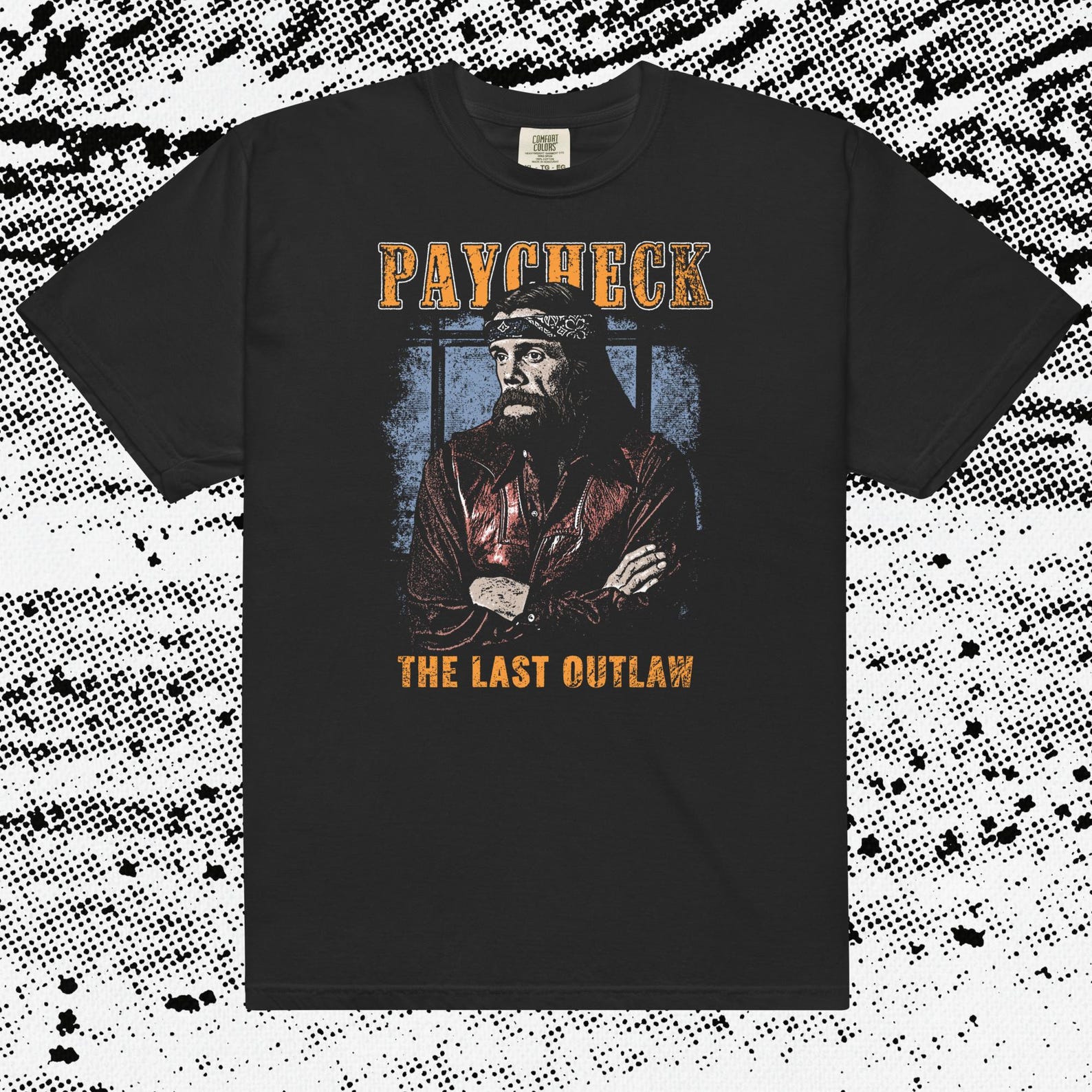 Johnny Paycheck: Outlaw Country Comfort Colors T-Shirt XL