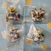 Bandai SD Gundam Full Color SEED Mobile Suit Force Blast Astray Out Frame Windam 4-Piece Set Impulse, Impulse, D, (Un D)