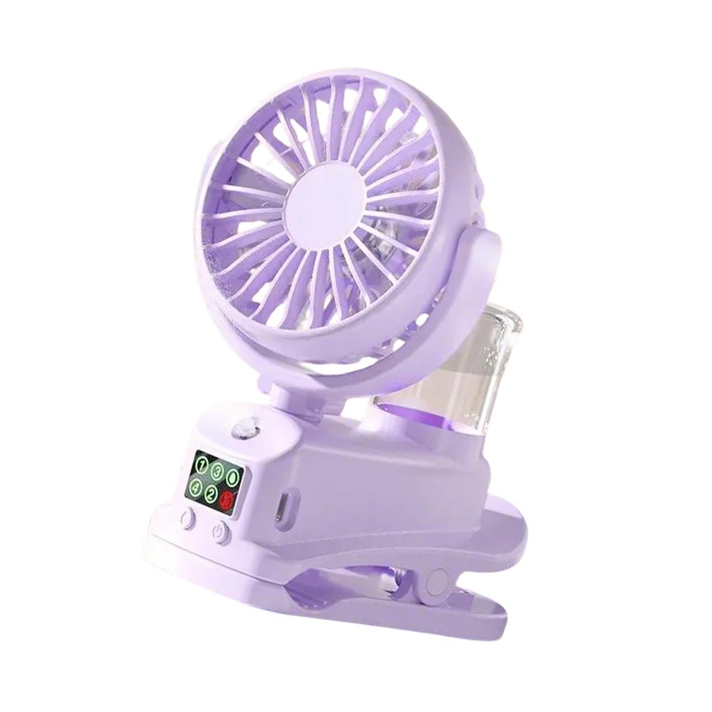 Practical Small Desktop Fan Clip On Fan Office Fan 4 Speed Setting Air Cooling Fan ABS Texture Suitable for Cooling