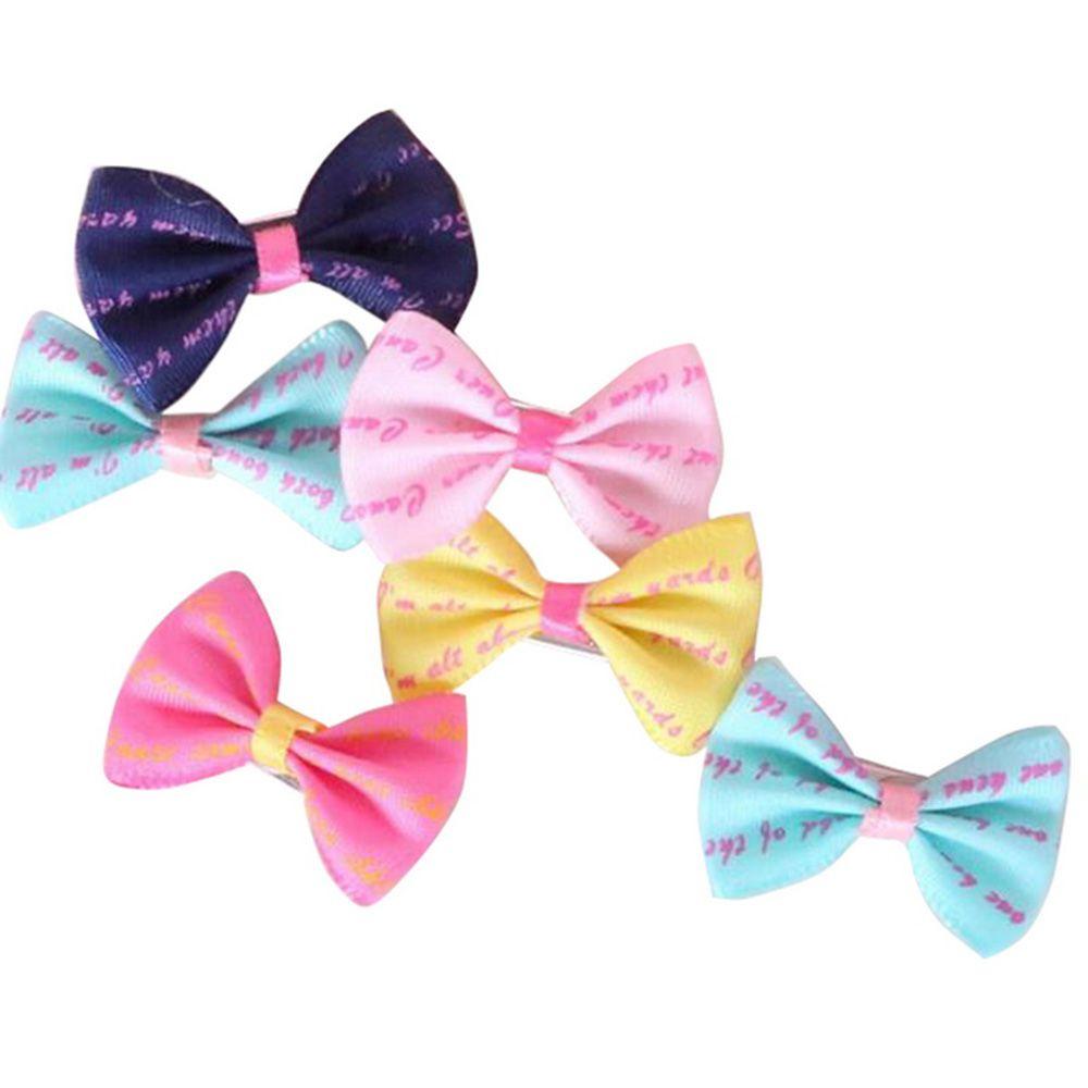 

Cute 5pcs Pet Grooming Dog Accessories Handmade Beautiful Bow knot Hairpin Headdress Pet Hair Clips 5 psc