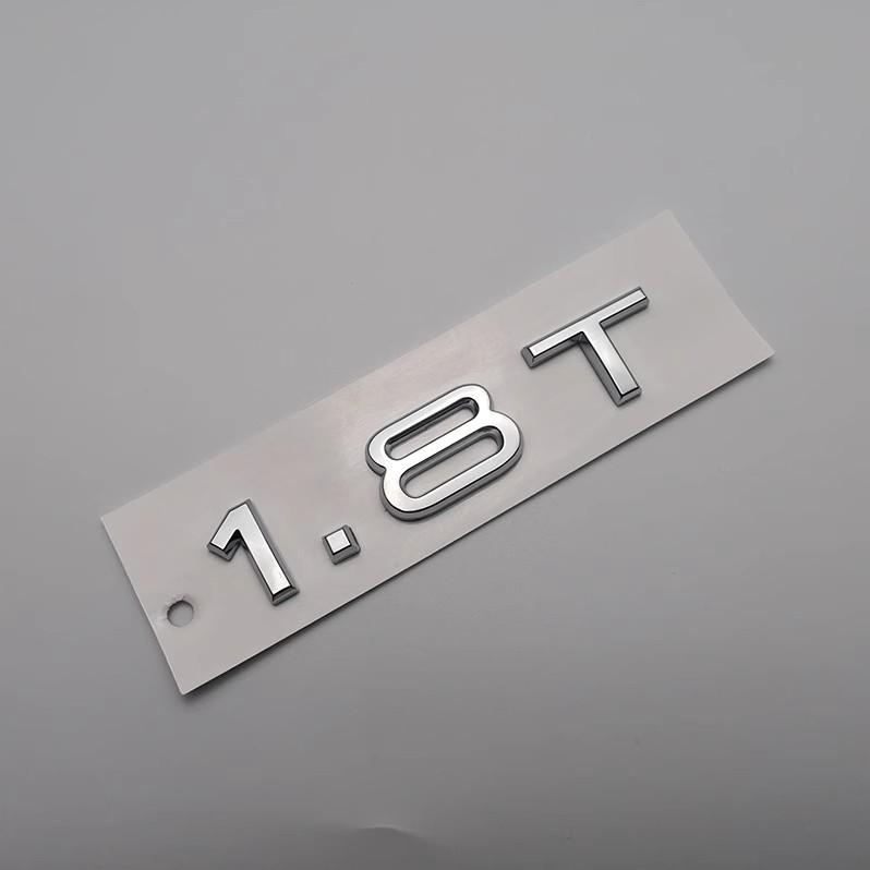 ABAX1 1X 1.8T 2.0T 3.0T Car Trunk ABS Badge Emblem For Car Rear Tailgate Fender Door Adhesive Badge for A4 A5 A6 A7 A8 Q3 Q5 Q7