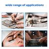 9/10pcs Durable Precision Tweezers Set Curved/Straight Design Maintenance Tools  Soldering Craft